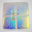 Clear Blue Cremation Ashes Tile