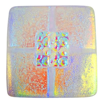 Clear Gold Pet Cremation Ashes Tile