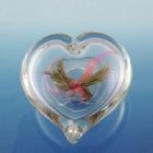 Clear Heart Glass Keepsake