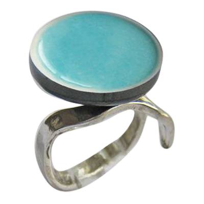 Clouds Memorial Ashes Ring