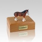 Clydesdale Small Horse Cremation Urn