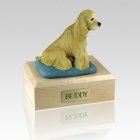 Cocker Blond Large Dog Urn