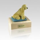 Cocker Blond Small Dog Urn