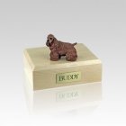 Cocker Brown Small Dog Urn