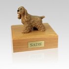 Cocker Spaniel Buff Large Dog Urn