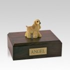 Cocker Spaniel Buff Standing Medium Dog Urn