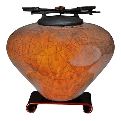 Raku Coffee Cremation Urns