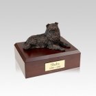 Collie Bronze Small Dog Urn