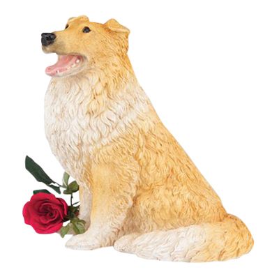 Collie Cremation Urn