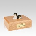 Collie Tri-Color Resting Medium Dog Urn