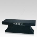 Colonial Granite Cremation Bench