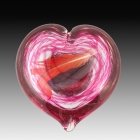 Colorburst Heart Glass Keepsake