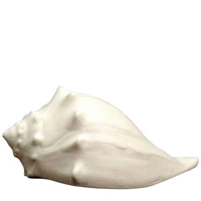 Conch Shell Ceramic Keepsake Pet Urn