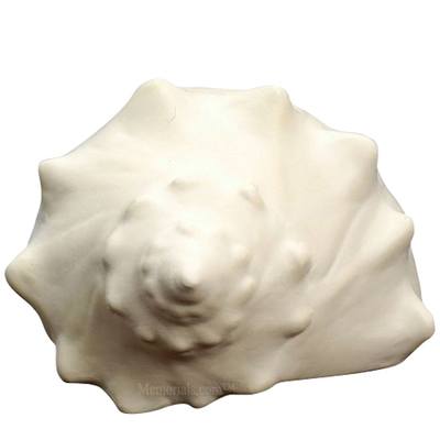 Conch Shell Ceramic Keepsake Pet Urn