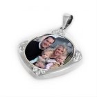 Contempo Silver Photo Pendant