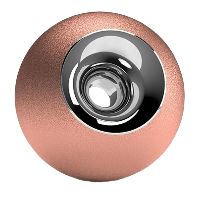 Copper & Chrome Orb Urn