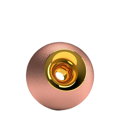 Copper & Gold Orb Small Urn