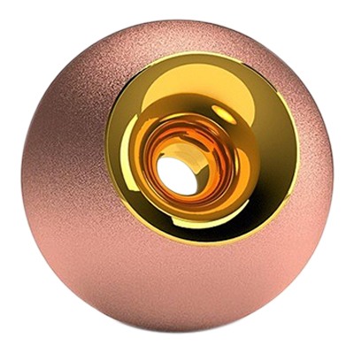 Copper & Gold Sphere Pet Urn
