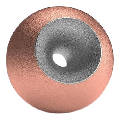 Copper Chrome Sand Sphere Pet Urn