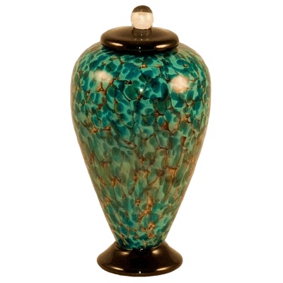 Coral Reef Glass Child Urn