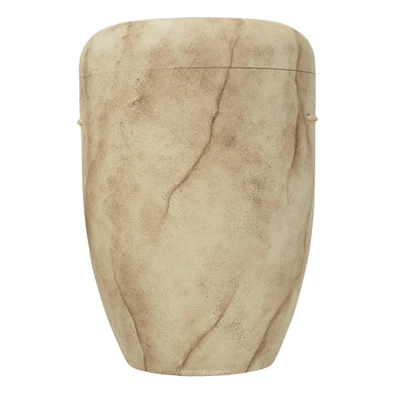 Cream Marble Biodegradable Urn