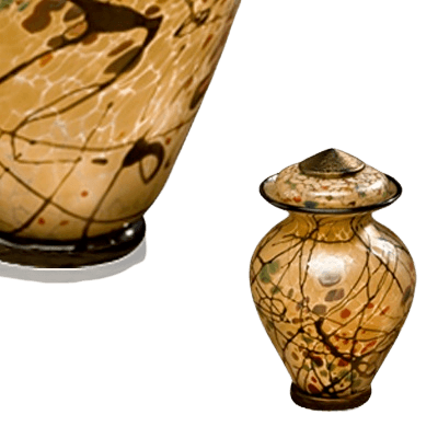 Creative Motion Keepsake Glass Urn