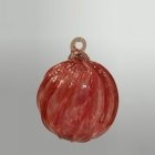 Crimson Glass Cremation Ornament