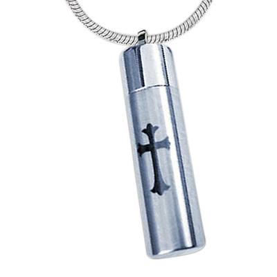 Cross Funeral Cremation Necklace