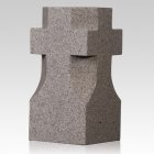 Steel Gray Cross Granite Vase