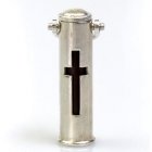 Cross Pet Cremation Keychain Urn
