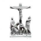 Crucifixion Small Marble Relief