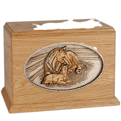 Daddys Love Oak Companion Urn