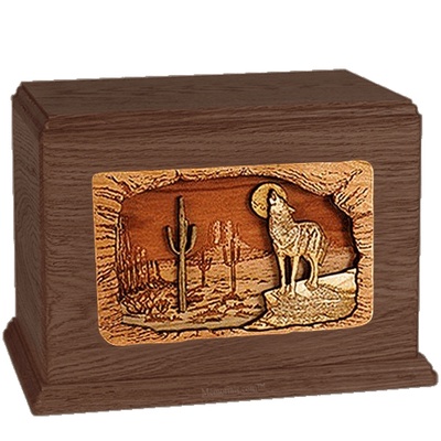 Desert Moon Walnut Companion Urn