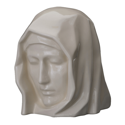 Holy Mother Glossy Cremation Urn