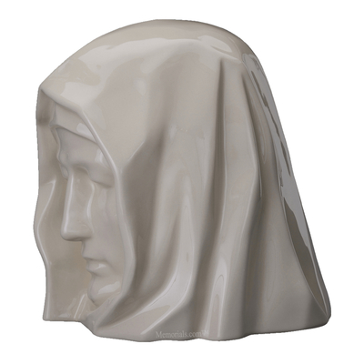 Holy Mother Glossy Cremation Urn