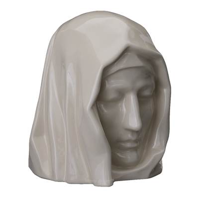 Holy Mother Glossy Cremation Urn