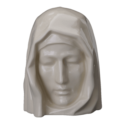 Holy Mother Glossy Cremation Urn