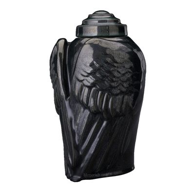 Wings Metallic Cremation Urn