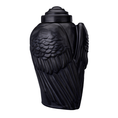 Wings Matte Cremation Urn