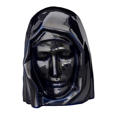 Holy Mother Cobalt Cremation Urns