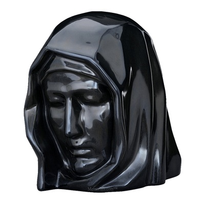 Holy Mother Black Cremation Urn