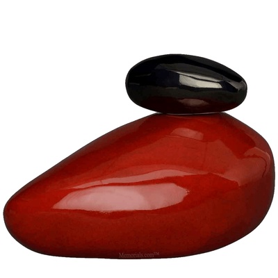 Stone Red Cremation Urns