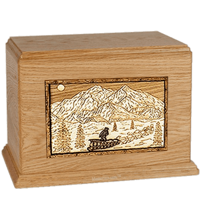 Dogsled Oak Companion Urn