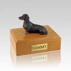 Dachshund Black Guard Medium Dog Urn