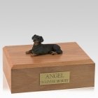 Dachshund Black Resting Dog Urns