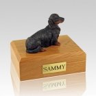 Dachshund Long-Haired Black X Large Dog Urn