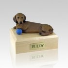 Dachshund Red Playing Medium Dog Urn