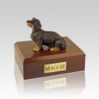 Dachshund Wire Haired Medium Dog Urn