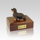 Dachshund Wire Haired Small Dog Urn