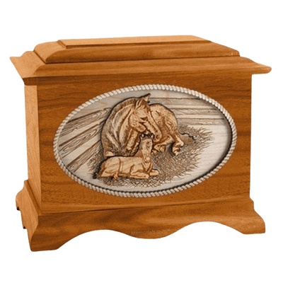 Daddys Love Mahogany Cremation Urn